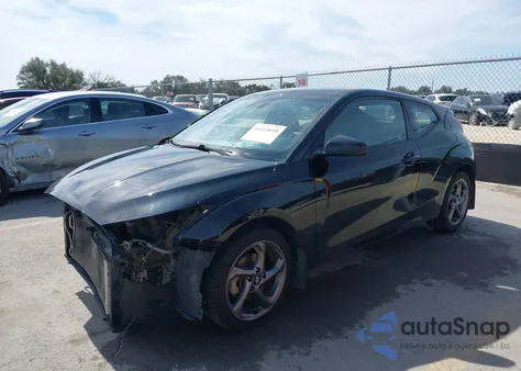 2020 Hyundai Veloster 2.0 z USA, uszkodzony, nr VIN KMHTG6AF0LU028355